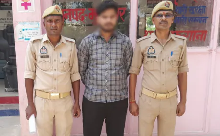 मुजफ्फरनगर: हत्या के मामले में वांछित आरोपी गिरफ्तार, फुगाना पुलिस ने की कार्रवाई