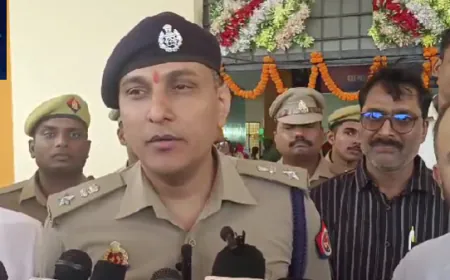 प्रतापगढ़: नव निर्मित कोहड़ौर थाने का डीएम-एसपी ने किया उद्घाटन, कहा- कानून व्यवस्था और होगी सुदृढ़