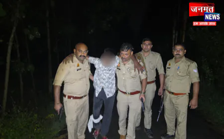 सहारनपुर में पुलिस मुठभेड़, फायरिंग कर भाग रहे लुटेरे के पैर में लगी गोली; दो गिरफ्तार