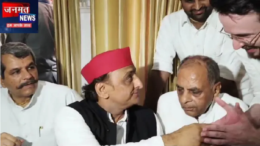 सहारनपुर पहुंचे पूर्व मुख्यमंत्री अखिलेश यादव, नेताओं व कार्यकर्ताओं से की मुलाक़ात