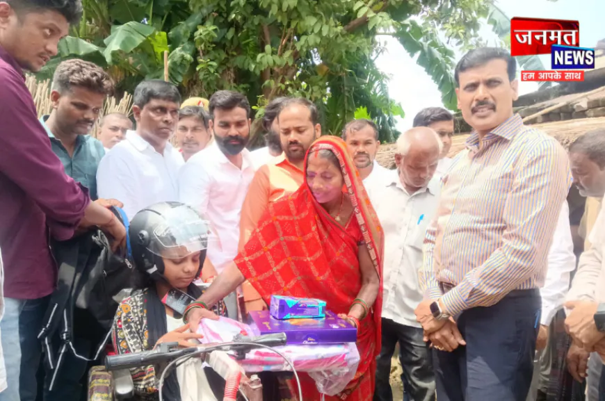 बलिया: बैटरी साइकिल से ज्योति के सपनों को मिली उड़ान, अब शिक्षक बनने की राह होगी आसान