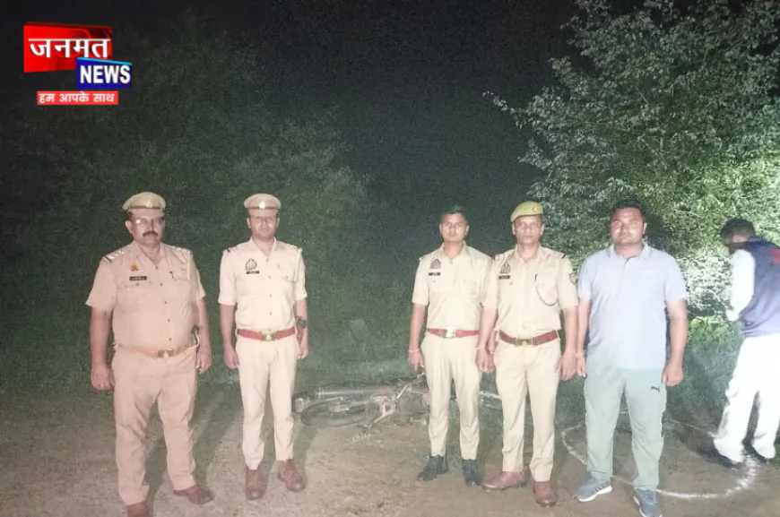 बुलंदशहर: शातिर गौ तस्कर के साथ चोला पुलिस की मुठभेड़, बदमाश के पैर में लगी गोली; गिरफ्तार