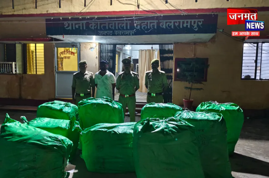 बलरामपुर: चॉकलेट-बिस्कुट की दुकान की आड़ में पटाखों का अवैध कारोबार, 1080 पैकेट बरामद