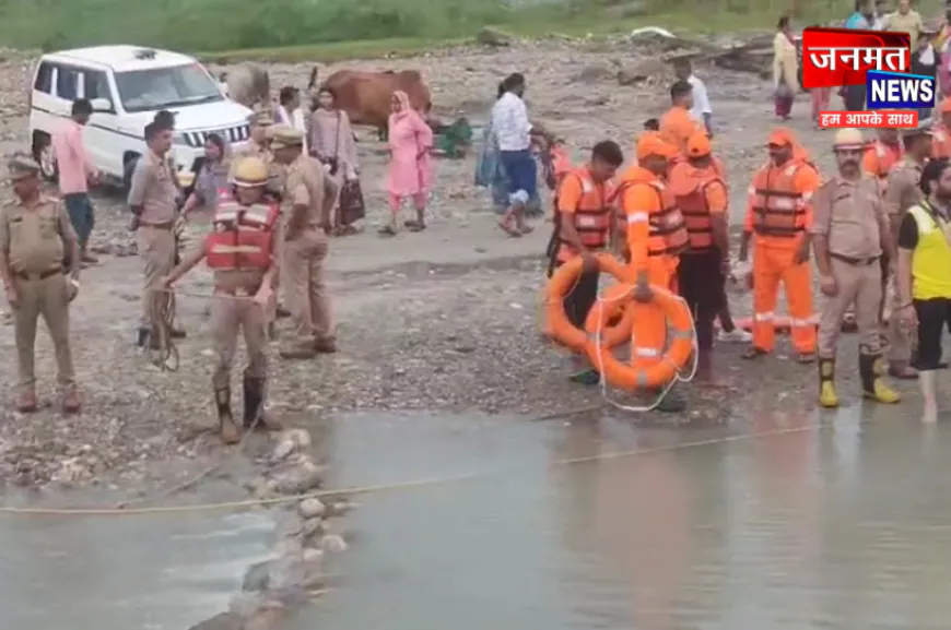 सहारनपुर: नदी का तेज बहाव में श्रद्धालु फंसे तो क्या होगा? पुलिस ने पहले ही कर लिया इंतजाम