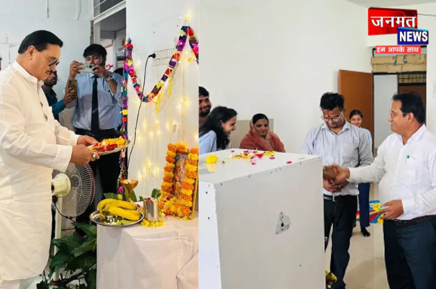 महराजगंज: विश्वकर्मा जयंती पर राजीव गांधी कॉलेज ऑफ फार्मेसी में पूजा-अर्चना, मेधावी विद्यार्थी सम्मानित