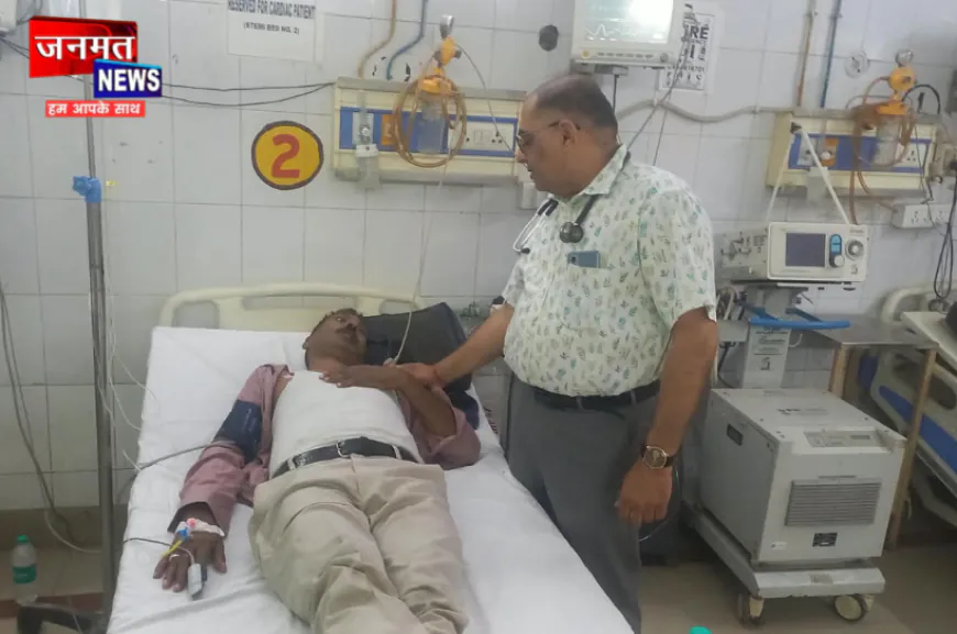 हरदोई अदालत परिसर में केजीएमसी के बड़े बाबू को पड़ा हार्ट अटैक, डॉक्टर ने बचाई जान