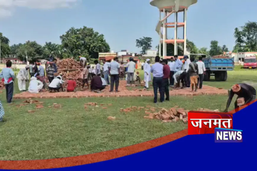 कुशीनगर में मुख्यमंत्री योगी के संभावित आगमन को लेकर प्रशासनिक तैयारियां तेज, हेलीपैड निर्माण का काम जारी