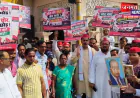 शाहजहांपुर में सपा के कार्यकर्ताओं ने किया पैदल मार्च, ‘वोट बचाओ-देश बचाओ’ का दिया संदेश