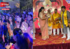 मिर्जापुर में डांडिया नाइट का आयोजन, डांडिया की धुन पर झूमे लोग; पूर्व IAS दिव्या मित्तल ने की शिरकत