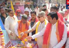 अयोध्या के दुर्गा पूजा एवं रामलीला समिति के संस्थापक दीपक श्रीवास्तव को दी गई श्रद्धांजलि, उमड़ा जनसैलाब