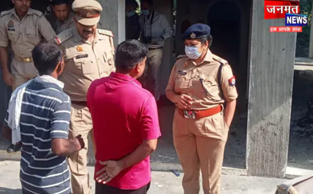 शाहजहांपुर में डबल मर्डर की सनसनीखेज वारदात, मंदिर में तख्त से बांधकर दो साधुओं को जिंदा जलाया