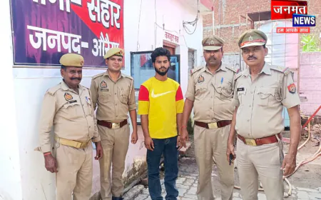 औरैया: नाबालिग को बहला-फुसलाकर ले जाने और दुष्कर्म मामले का आरोपी गिरफ्तार, आगे की विधिक कार्रवाई जारी