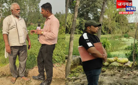 मुजफ्फरनगर: किसान की मदद के लिए आगे आया राजस्व विभाग, डीएम के निर्देश पर मौके पर पहुंची टीम