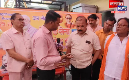 मुजफ्फरनगर: सार्वजानिक जीवन में PM मोदी के 25 वर्ष पूरे होने पर जनसेवा कार्यक्रम, भंडारे का आयोजन