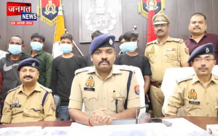 अमेठी में तीन चोरियों का पर्दाफाश, सात अंतर्जनपदीय चोर गिरफ्तार; नगदी व चोरी का माल बरामद