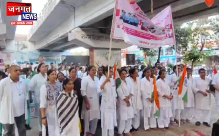 कानपुर देहात में नवरात्रि पर मिशन शक्ति का शंखनाद, एडीजी की मौजूदगी में निकली महिला सशक्तिकरण रैली
