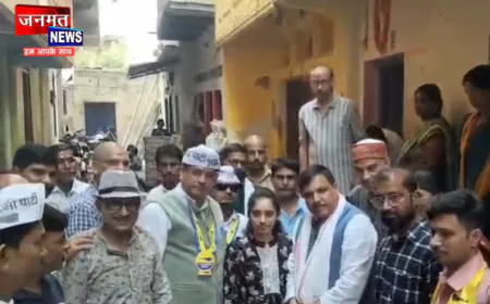 AAP के राज्यसभा सांसद संजय सिंह पहुंचे मिर्ज़ापुर, CEC के इस्तीफे व गिरफ्तारी की मांग