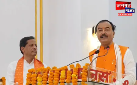 कौशाम्बी पहुंचे डिप्टी सीएम केशव मौर्य ने विपक्ष पर साधा निशाना, बोले- वोटरों ने चोरों को वोट देना किया बंद