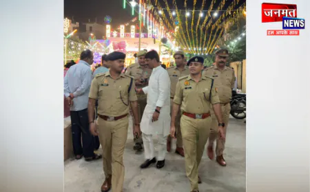 मुजफ्फरनगर: एसपी सिटी अमृत जैन ने रामलीला स्थलों का किया निरीक्षण, सुरक्षा व्यवस्था पर दिए निर्देश