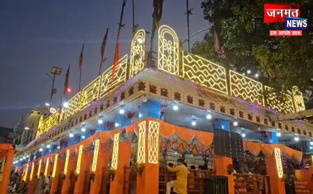 मिर्जापुर: माता के जयकारे से गुंजायमान है मां विन्ध्यवासिनी धाम, देश के कोने-कोने से पहुँच रहे हैं भक्त