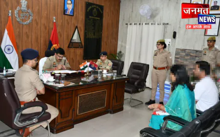 मुजफ्फरनगर SSP सूरज राय ने जनसुनवाई में सुनीं फरियादियों की शिकायतें, त्वरित निस्तारण के दिए निर्देश