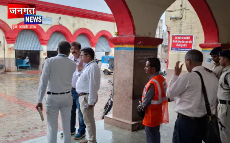 DRM प्रयागराज ने हाथरस जंक्शन का किया औचक निरीक्षण, अव्यवस्थाएं देखकर जताई नाराजगी
