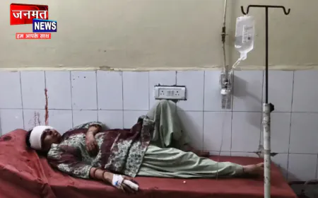 अलीगढ़ में पति की हैवानियत, पत्नी के सिर पर किया कैंची से वार; वारदात के बाद फरार