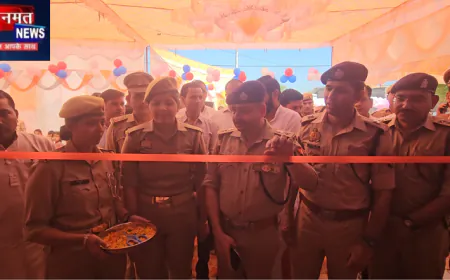 संभल में नवनिर्मित दबथरा पुलिस चौकी का एसपी ने किया उद्घाटन, पौधारोपण कर दिया पर्यावरण संरक्षण का संदेश