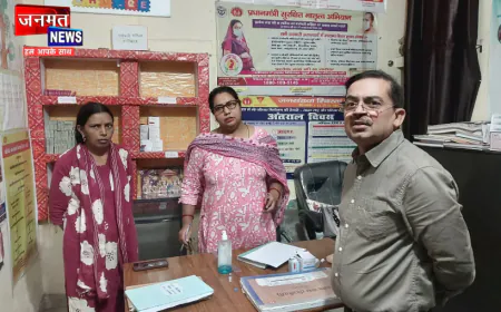 मुजफ्फरनगर में स्वास्थ्य सेवाओं को बेहतर बनाने में जुटा विभाग, CMO ने चार स्वास्थ्य केंद्रों का किया निरीक्षण