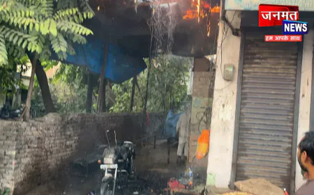 सहारनपुर: चिलकाना में वेल्डिंग की दुकान में लगी आग, पुलिस की तत्परता से टला बड़ा हादसा