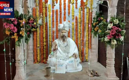 अयोध्या: श्रद्धा और भक्ति भाव के साथ मनाई गई महंत विजय राघव महाराज की द्वितीय पुण्यतिथि, भंडारे का आयोजन