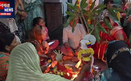 औरैया: टेसू-झेंझी का विवाह धूमधाम से संपन्न, हिंदू-मुस्लिम एकता और आपसी भाईचारे की मिसाल बना पारंपरिक आयोजन