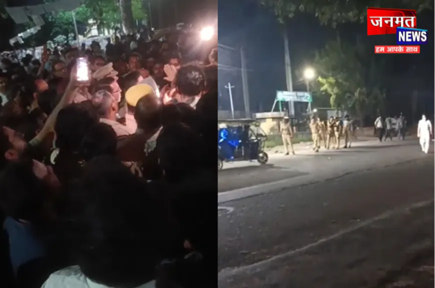 अलीगढ: AMU में छात्र संघ चुनाव की मांग को लेकर धरना 16वें दिन भी जारी, प्रशासनिक अधिकारी पहुंचे कैंपस