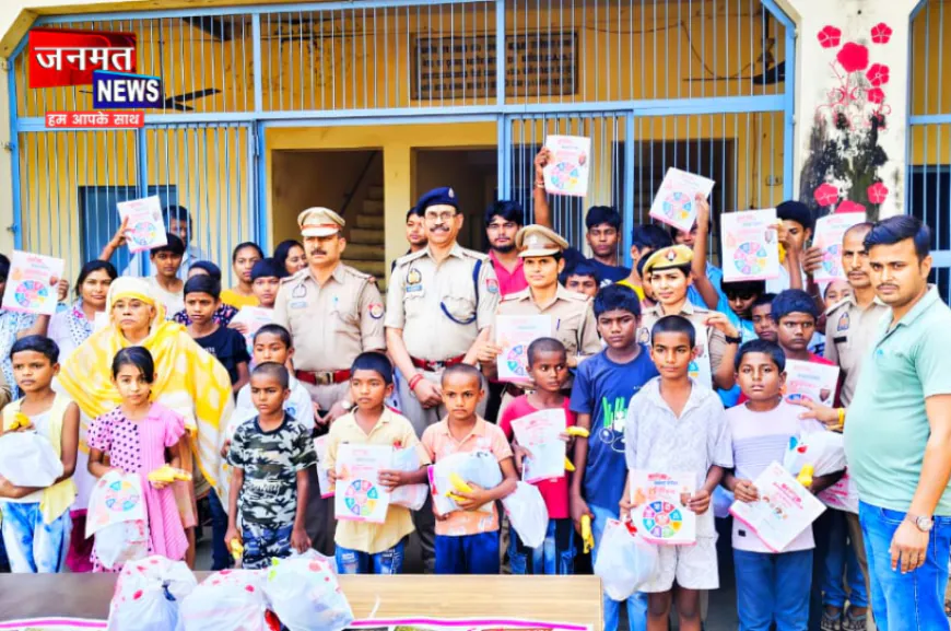 मुजफ्फरनगर में मिशन शक्ति फेज-6.0 के तहत अनाथ व दिव्यांग बच्चों को बांटी खाद्य एवं शिक्षण सामग्री, निराश्रित महिलाओं को दी साड़ियां