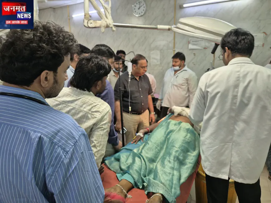 उरई में ट्रैक्टर पलटने से आधा दर्जन श्रद्धालु घायल, बेहतर उपचार के DM ने दिए निर्देश