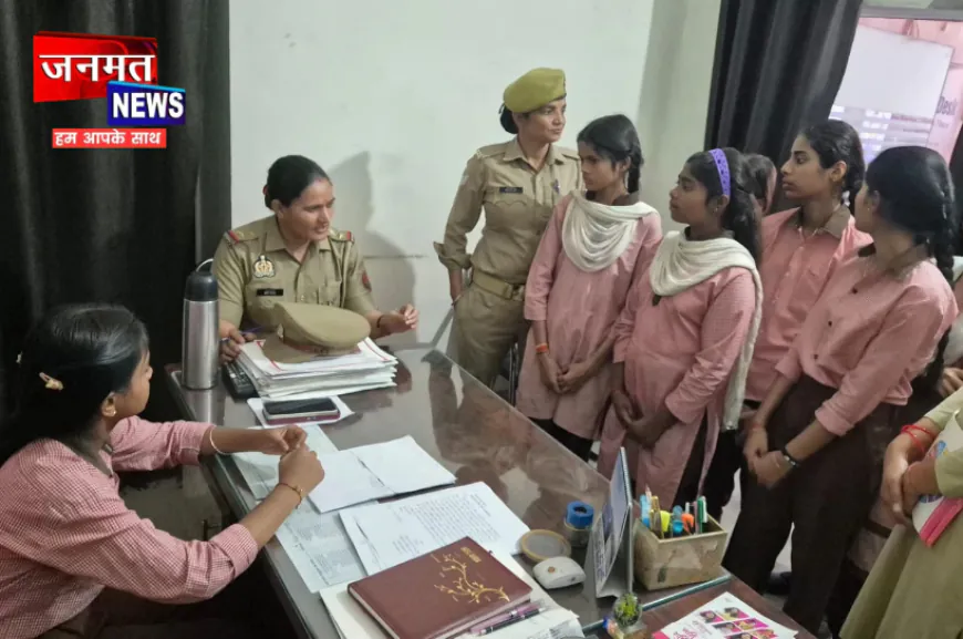 मुजफ्फरनगर: मेधावी छात्रा स्वाति बनीं एक दिन की महिला थाना प्रभारी, समझी पुलिस की कार्यप्रणाली